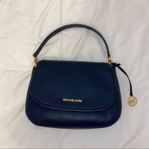 Michael Kors Navy Blue Satchel Bag Purse